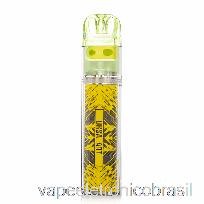 Vape Recarregável Vape Perdido Ursa Nano Art 18w Pod Kit Yellow Sands X Kaleido Art